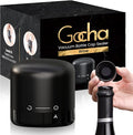 GOCHA | Vacuum Built-in Wine Preserver | Universal Champagne & Wine Saver | 1.5 inch Silicone Twist Top | Reusable, Leak Proof Stainless Steel Sealer | (Pack of 1)