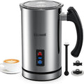 Electric Milk Frother, Milk Steamer for Coffee, Automatic Hot and Cold Milk Foam Froth Maker, Milk Warmer Foamer for Latte, Cappuccinos, Macchiato, 8.1oz/240 ml