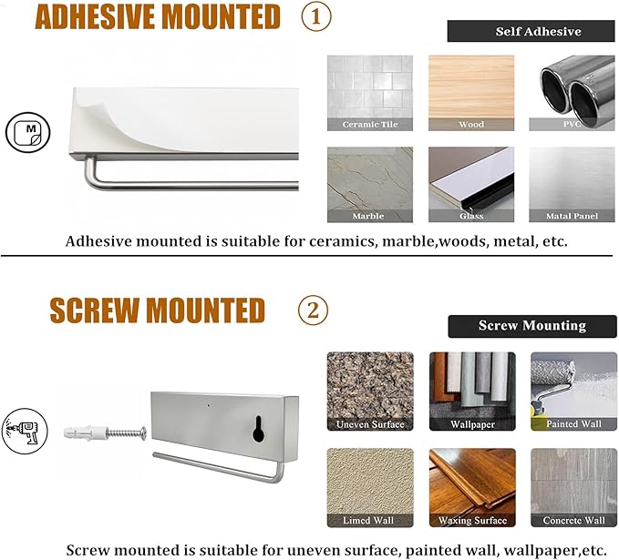 17 Inch Magnetic Knife Holder for Wall - Magnetic Knife Strip with Strong Magnets, Stainless Steel Magnetic Knife Bar with 10 Hooks/Adhesive Tape/Screws, Wall Mounted Knife Storage for Kitchen