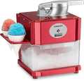 Cuisinart Snow Cone Machine, Home Shaved Ice Maker for Snow Cones, Snow Cone Maker with Reuseable Paper Cups, Makes 5 ICY Cones for Slushies, Frozen Drinks, Red, SCM-10P1