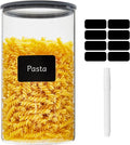 Flour Sugar Storage Containers, 1-Gallon(4.2Qt) Cereal Containers Storage with Airtight Lids, Glass Food Jars for Oats, Cereal and More