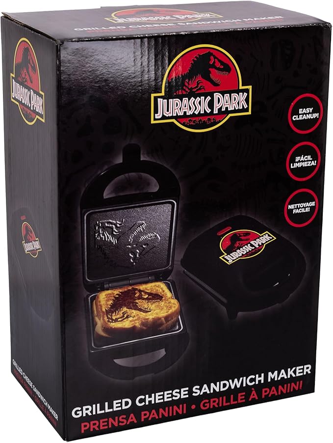 Uncanny Brands Jurassic Park Sandwich Maker - Prehistoric Kitchen Appliance