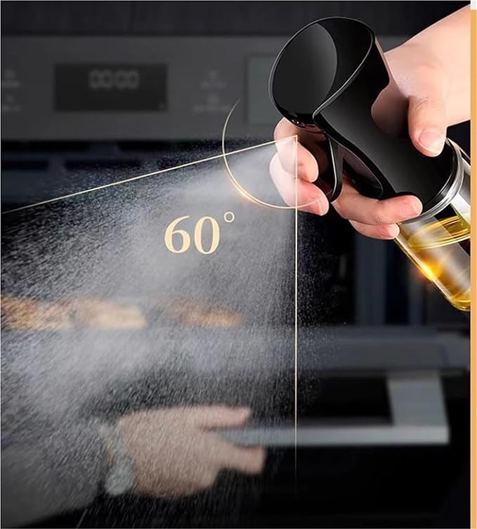 Oil Spray Bottle, 10pcs Oil Sprayer Bottle For Cooking Spray Mister For Air Fryer BBQ Kitchen,for Salad Making, Baking(Black)