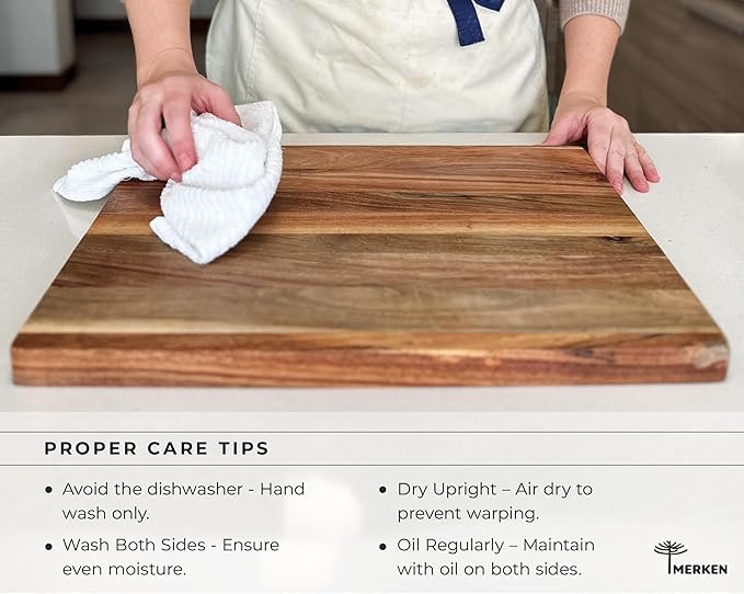 Walnut Wood Cutting Board – 15"x12" Butcher Block – Reversible Chopping Board with Juice Groove – For Meat, Cheese, Veggies, Charcuterie – Knife Friendly Kitchen Essential