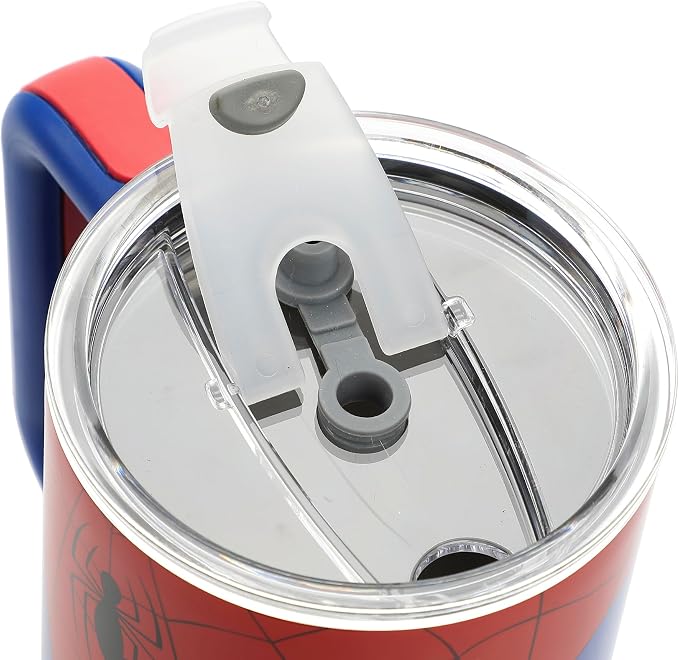 Bioworld Marvel Spider-Man Costume 40 Oz Stainless Steel Tumbler With Handle-OSFA