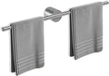 Adjustable Length Stainless Steel Towel Rack - 18-24 Inch Fit, 26.4 Inch Total Length - Brushed Nickel 304 Stainless Steel Towel bar for Bathroom & Kitchen