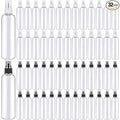 Eccliy 32 Pcs 8 oz Spray Bottles Fine Mist Cleaning Bottles Clear Empty Plastic Travel Sprayer Refillable Sprayer with Cap for Cleaning Solutions Oils Travel Perfumes(Mix,Clear)