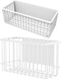 Buyyyit Magnetic Basket Shelf Fridge Bin Holder Laundry Room Organization Home Storage Class Office School