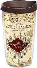 Tervis Harry Potter The Marauder's Map Made in USA Double Walled Insulated Tumbler Travel Cup Keeps Drinks Cold & Hot, 16oz Legacy, Classic