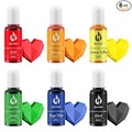 Oil Based Food Coloring for Chocolate 6 Colors x 10 ml Concentrated Oil Food Dye for Melting Chocolate, Candy Melts, Cake Pops, Strawberries - 6 Colors hot