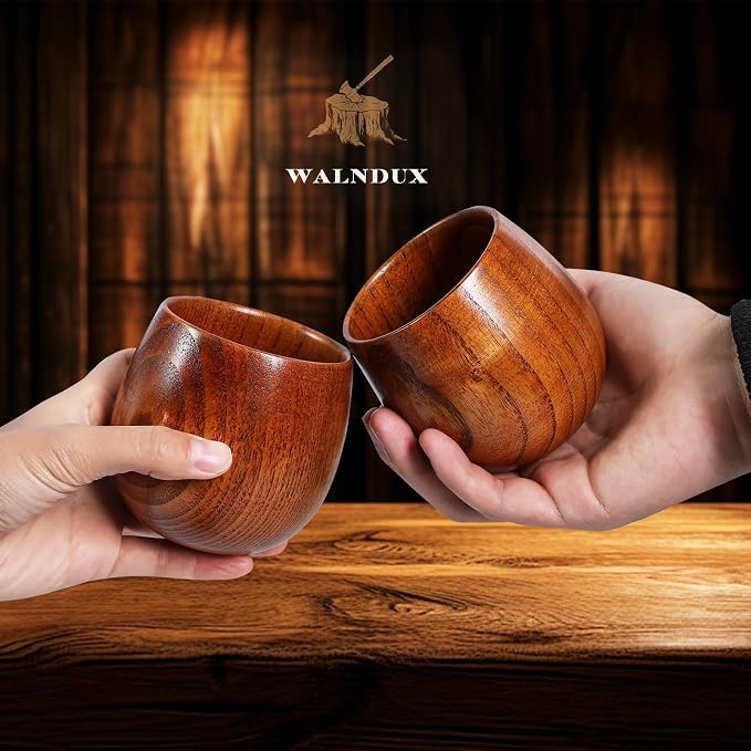 Whiskey Glasses Sets, Bourbon Glass, Bourbon Gifts for Men, Finished Wooden Old Fashioned Glass, Great Whiskey Gifts for Men, Dad, Or Brother (1 Pack)