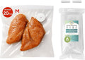 Reusable Vacuum Sealer Bags 20-Pack (Medium 10x11 in) - BPA-Free Double-Seal Leakproof | Compatible with TUITUITA & Major Sealers | Freezer/Microwave/Dishwasher Safe