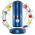 Fruit and Vegetable Washing Machine, Fruit Cleaner Device,Fruit Purifier for with OH-ion Purification Technology for Cleaning Fruit,Vegetable Sold by Heyjar US Only(Blue)