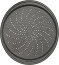 GoodCook Everyday Nonstick Steel Pizza Crisper, 13-Inch, Gray