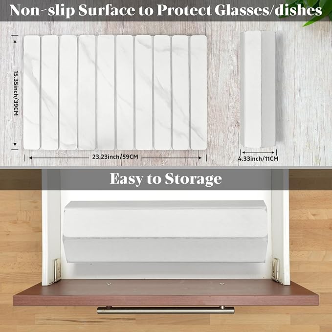 Large Stone Dish Drying Mats for Kitchen Counter, 24"(L)×16"(W) Marble-Pattern Dish Drying Mat, Eco-Friendly Absorbent Diatomaceous Earth Mats for Dishes Bottles Cups, Match Any Countertop