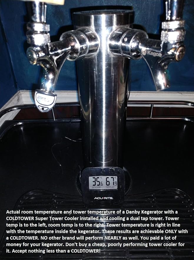 Kegerator Super Tower Cooler (Upgraded for Maximum Cooling)