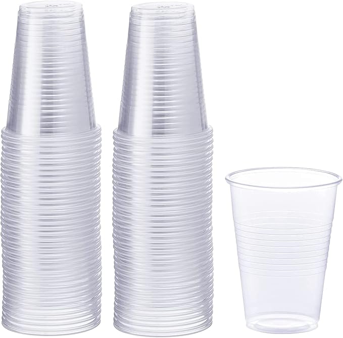 PAMI Disposable Plastic Cups, Bpa- Drinking Glasses for Parties, Cold Drinks, Smoothies, Jello, Cocktails (9 Oz - Case of 960)