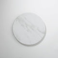 American Metalcraft MW14 Marble Melamine Serving Board, Round, White, 14-Inch Diameter