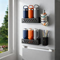 Magnetic Stanley Cup Organizer (2-Count) - Secure Fridge Mount for Full-Size 30/40 oz Tumblers with Lid & Straw Storage (6 Tumblers)