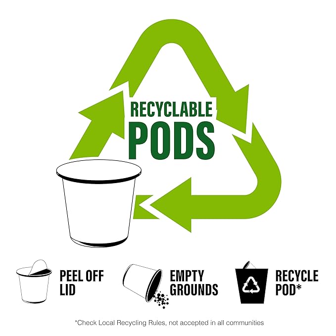 Crave Beverages Flavored Coffee Pods, Compatible with Keurig K-Cup Brewers, Single Serve Butter Toffee, 100 Count