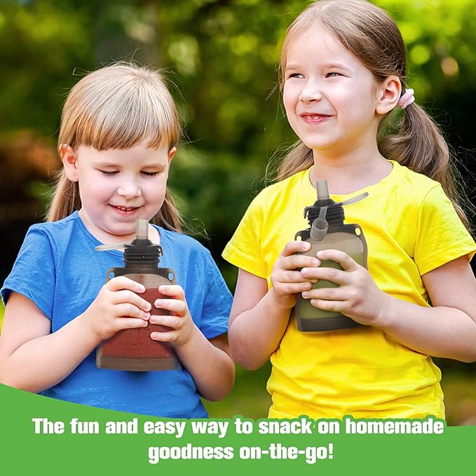 haakaa Silicone Breast Milk Storage Bag&Yummy Pouch Sippy Spout Set-Reusable Milk Collector Freezer Bag for Breastfeeding Mom - Baby Food Storing Yummy Pouch -Adaptor Compatible haakaa Yummy Pouches a