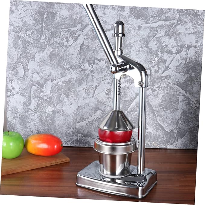COLLBATH Stainless Steel Manual Citrus Juicer Extractor Hand Press Fruit Machine for Effortless Juice Extraction Easy to Clean for Oranges Lemons and More