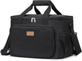 Lifewit Medium Lunch Bag Insulated Lunch Box Soft Cooler Cooling Tote for Adult Men Women, Black 48-Can (33L)