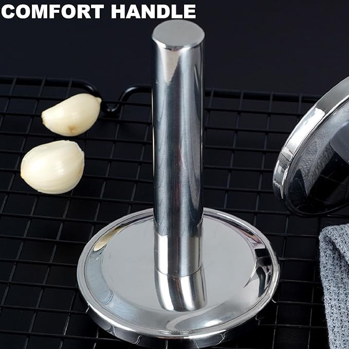 Meat Pounder Tenderizer 304 Stainless Steel Meat Loosening Hammer, Solid Round Chicken Beef Pork Flattener Tool, Multifunctional Thickened and Weighted Tenderizer Dishwasher