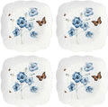 Lenox 894309 Butterfly Meadow Square 4-Piece Dinner Plates