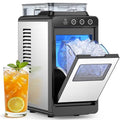 COWSAR Ice Maker Countertop, Portable Ice Machine with External Water Tank, 26 lbs/24Hrs, 8 Cubes in 6 Mins, Self-Cleaning Quiet Compact Commercial Ice Makers for Home, RV, Camping