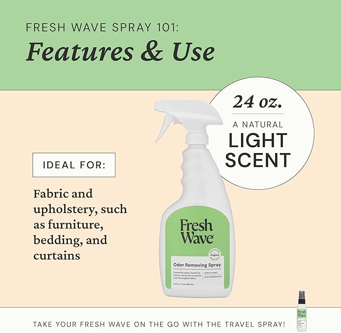 Original Home Odor Solutions Bundle 2-Pack 15 oz. Gel & 24 fl. oz. Spray