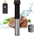 1100W WiFi Sous Vide Machine Precision Temperature Control Immersion Circulator for Home Chefs, Sous Vide Cooker Ultra-Quiet Fast Heating with App & Recipes, for Steak, Chicken & Seafood