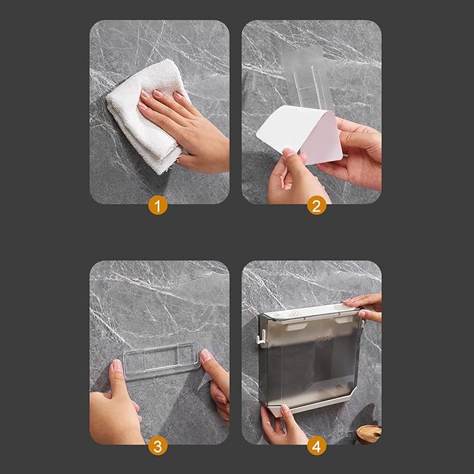 Zerodis Kitchen Knife Holder, Multi Slot Knife Organizer, Plastic Wall Mount, Knife Storage, Easy to Use, Water Tray, Side Hooks, Space Saving, Gray