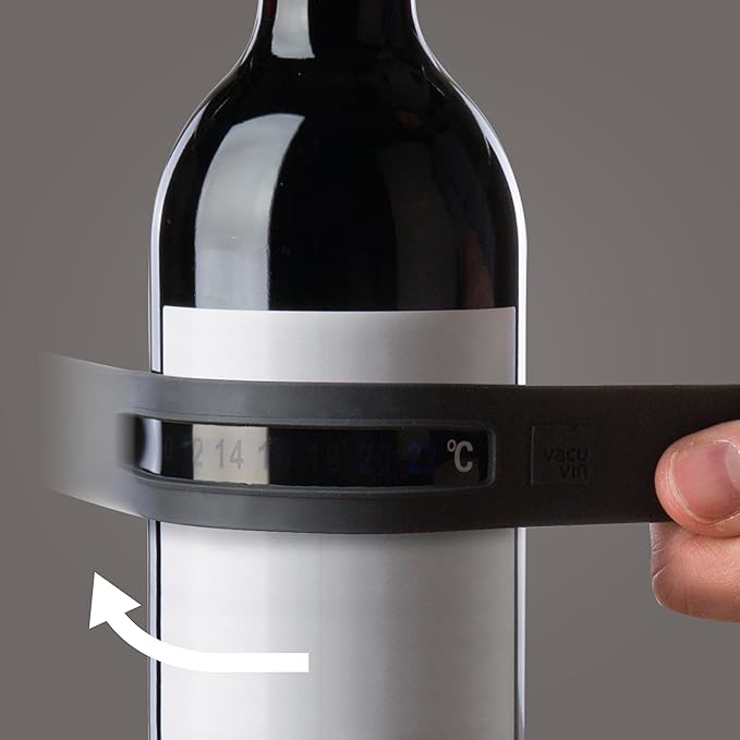 Vacu Vin Wine and Champagne Bottle Snap Thermometer - Purple