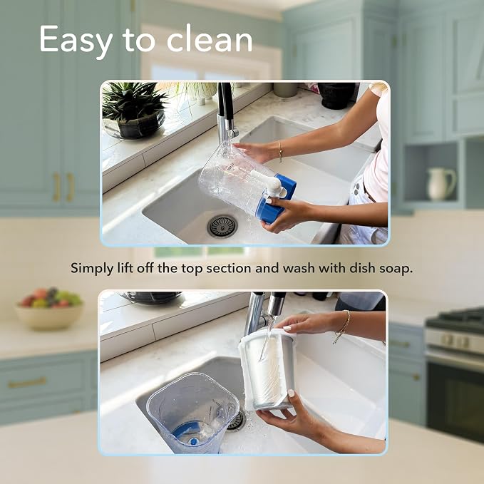 Slushie Machine for home, New and Improved Countertop Slushy Maker for Kitchen, 34 fl oz, Ice Cold Frozen Slush Drink, Slushy Cup, Turns Your Favorite Sodas into Slushies.