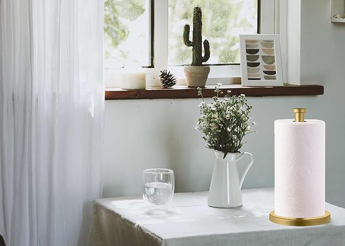 Countertop Gold Paper Towel Holder