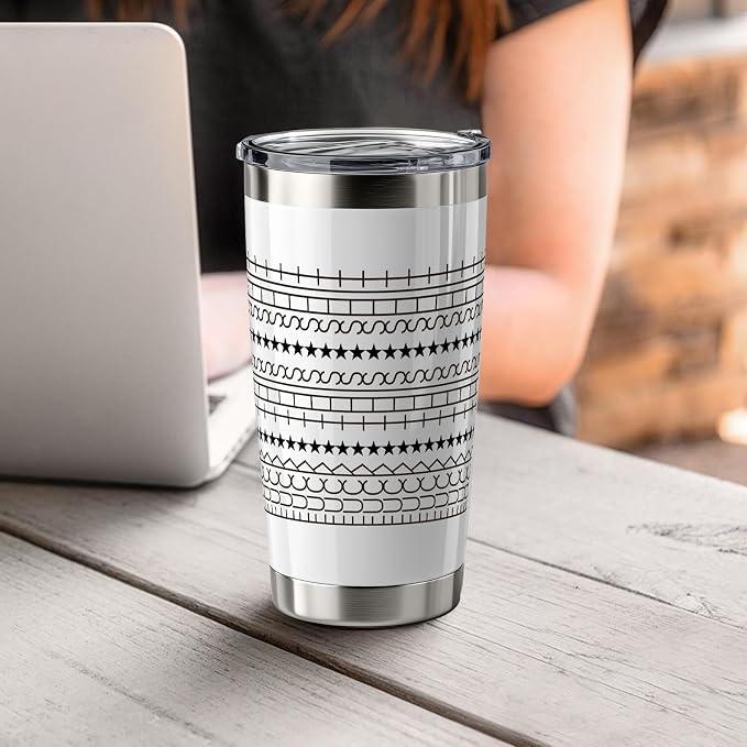 Hidden Message Coffee Mug for Women Men - Funny White Elephant Gifts FTS Tumbler for Coworker, Friends - Novelty Stainless Steel Prank Coffee Cups 20oz Gag Gifts with Straw White