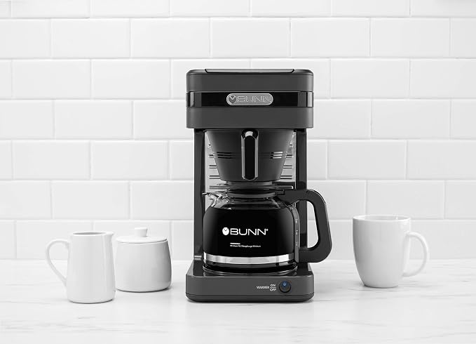 BUNN CSB2GD Speed Brew High Altitude Coffee Maker 10 Cup, Dark charcoal grey