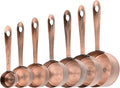 Smithcraft Measuring Cups Set, Copper Measuring Cup Set 7, Stainless Steel Measuring Cups, Kitchen Metal Measuring Cup, Dry Baking Measuring Cups Set, 1/8, 2/3 & 3/4 Heavy Duty Measure Cups for Food