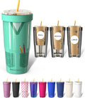 Frost Buddy Togo Buddy 30 oz Stainless Steel Vacuum Insulated Tumbler To Go Coffee Cup – Iced Coffee Cups, Iced Coffee Sleeve, Travel Mug, Thermal Cup for Hot & Cold Drinks, Dunkin Cup (Teal Scrubs)
