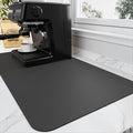 HotLive Coffee Mat - Absorbent Hide Stain Rubber Backed Dish Drying Mat for Kitchen Counter - Bar Mats for Countertops Accessories Fit Under Coffee Maker Espresso Machine