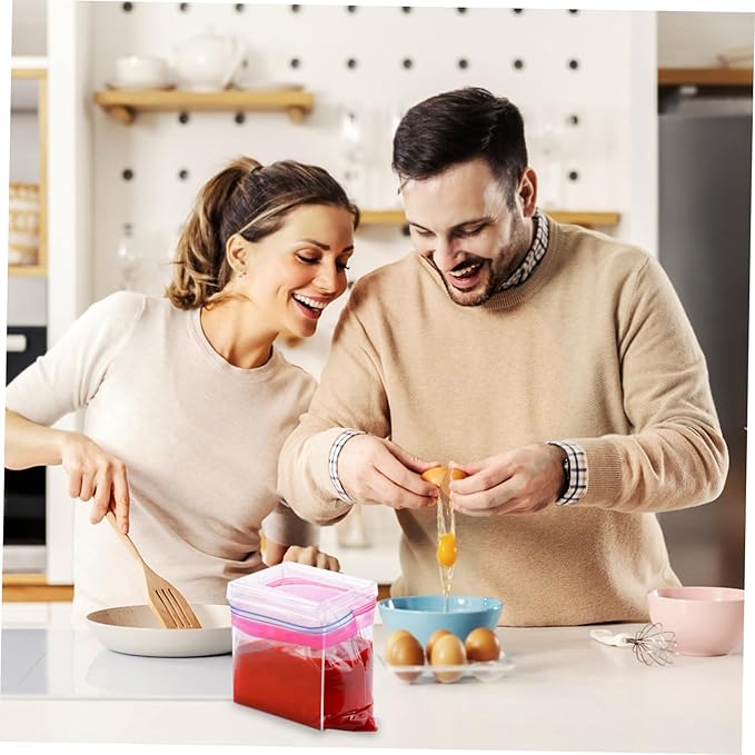 2pcs Food Storage Bag Holder Stand Versatile Freezer Bag Organizer for Kitchen Camping Meal Prep Sturdy Design for Convenient Food Preparation and Storage