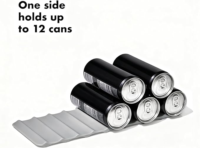 2-Pack Stackable Refrigerator Wine Rack Maximize Fridge Space with This Wine Bottle Holder; Organize Cans & Beverages Efficiently Using This Durable Fridge Organizer for a Clutter-Free Kitchen