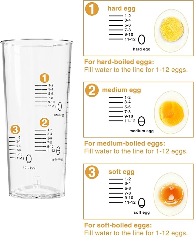 Evoloop Rapid Egg Cooker Electric 12 Eggs Capacity, Soft, Medium, Hard Boiled, Poached, Omelet Maker Egg Poacher & Vegetable Steamer, BPA Free Tray（Green）