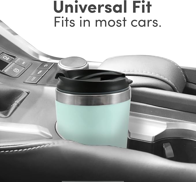Elite Gourmet EHC113M Personal Single-Serve Compact Coffee Maker Brewer Includes 14Oz. Stainless Steel Interior Thermal Travel Mug,Compatible with Coffee Grounds,Reusable Filter,Mint,(Pack of 6)