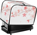 Toaster Cover 2 Slice Pastel Flower Cherry Blossom Kitchen Small Appliance Covers with Pockets Dust and Fingerprint Protection