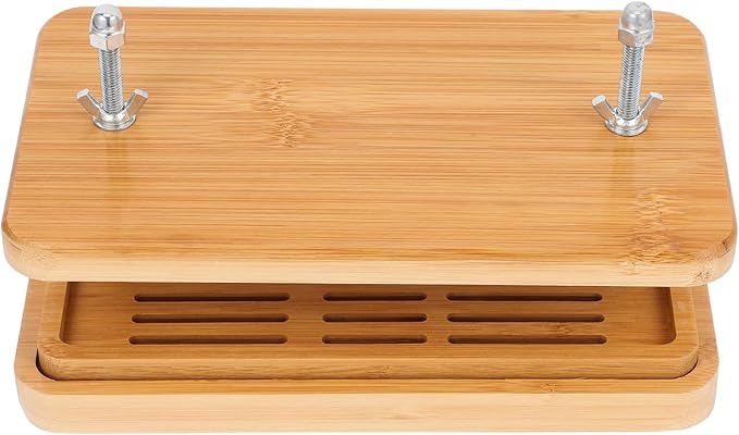 MAGICLULU Tofu Press 3-layer Tofu Maker with Drip Tray 26x15cm for Home Kitchen and Water