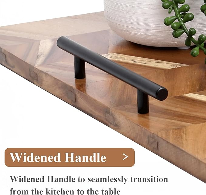SwallowLiving Noodle Board Stove Cover Wood with Handles, Wooden Stovetop Cover Board for Gas Stove and Electric Stove Top, kitchen sink cover for counter space, Acacia