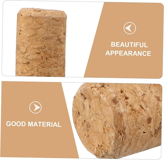 250pcs Wine Bottle Corks Wine Cork Stoppers Airtight Seal for Home Restaurants Bars and Events for Various Bottles