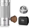 Bincoo Manual Coffee Grinder Manual Foldable Handle– Espresso Hand Coffee Grinder Burr,Compact and Portable for Home/Travel/Camping(Sliver)